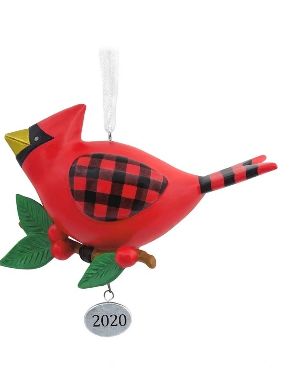 Hallmark Christmas Ornament 2020 Year-Dated, Premium Cute Cardinal, Porcelain